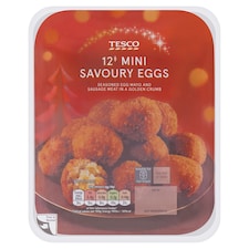 Tesco 12 Mini Savoury Eggs 216G