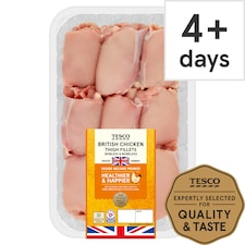 Tesco British Chicken Thigh Fillets 1Kg