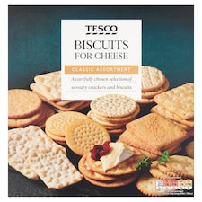 Tesco Biscuits For Cheese 500G